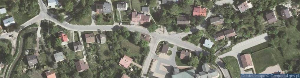 Zdjęcie satelitarne OSP Bieżanów