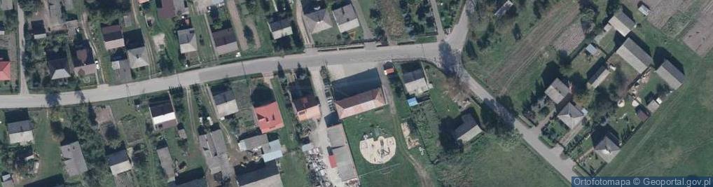 Zdjęcie satelitarne OSP Brzeźnica Bychawska