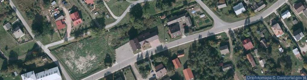 Zdjęcie satelitarne OSP Brzóza Stadnicka