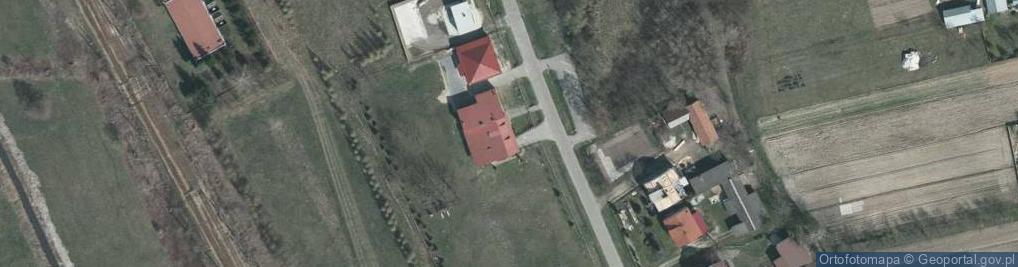 Zdjęcie satelitarne OSP Chałupki Dębniańskie