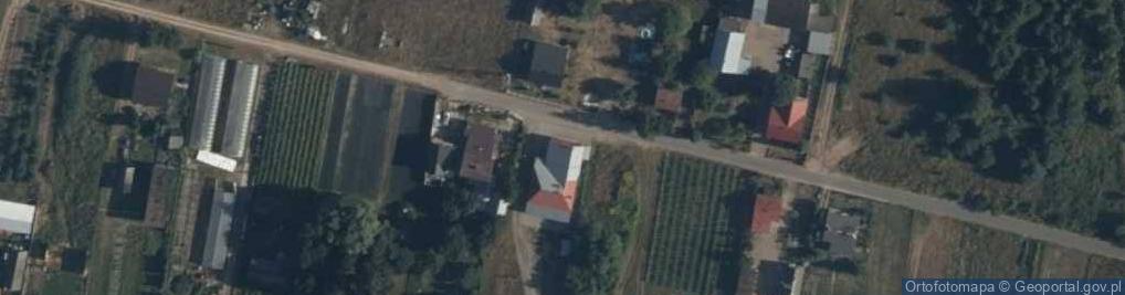 Zdjęcie satelitarne OSP Chlebczyn