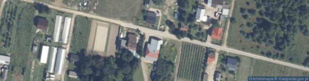 Zdjęcie satelitarne OSP Chlebczyn