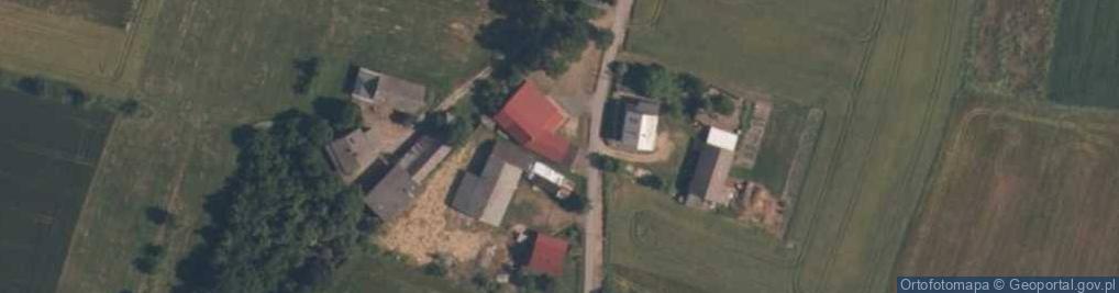 Zdjęcie satelitarne OSP Chwiły
