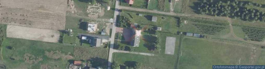 Zdjęcie satelitarne OSP Ciekoty KSRG