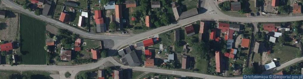 Zdjęcie satelitarne OSP Głuchów