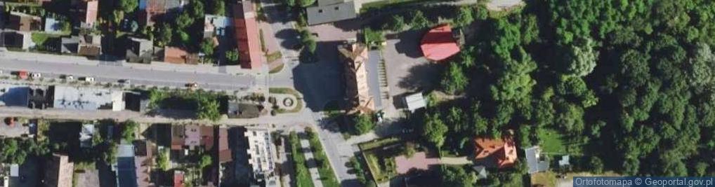 Zdjęcie satelitarne OSP Góra Kalwaria