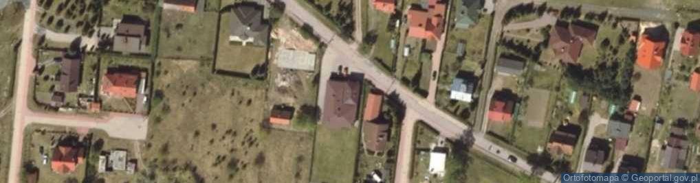 Zdjęcie satelitarne OSP Gryźliny