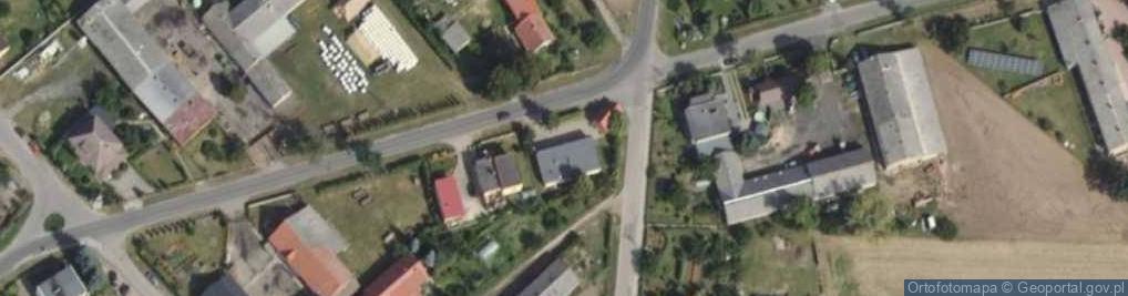 Zdjęcie satelitarne OSP Huta