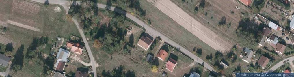 Zdjęcie satelitarne OSP Kąty Trzebuskie