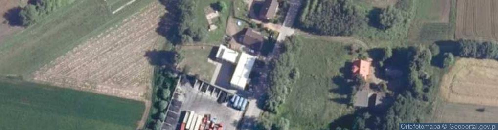 Zdjęcie satelitarne OSP Kościelec KSRG