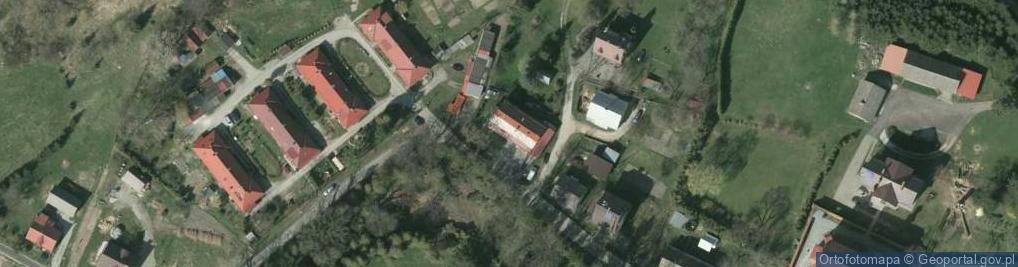 Zdjęcie satelitarne OSP Krasiczyn