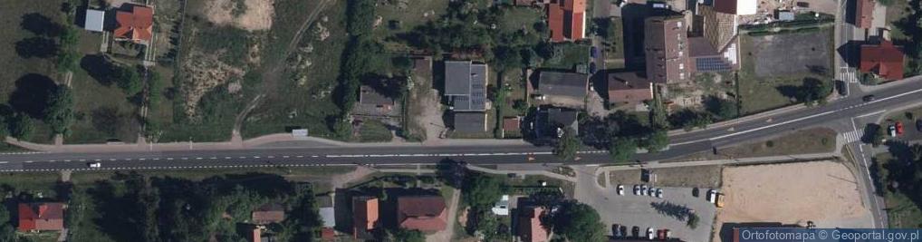 Zdjęcie satelitarne OSP Leśniów Wielki