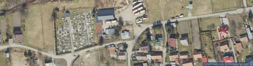 Zdjęcie satelitarne OSP Nehrybka