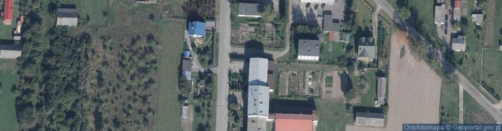 Zdjęcie satelitarne OSP Niedźwiada