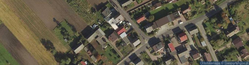 Zdjęcie satelitarne OSP Osiecza Pierwsza KSRG