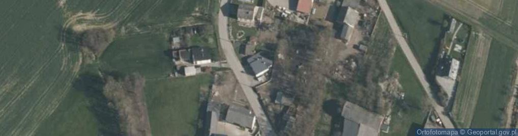 Zdjęcie satelitarne OSP Pietraszyn