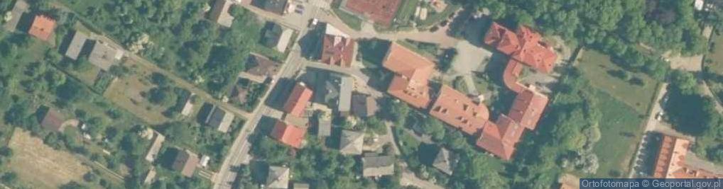 Zdjęcie satelitarne OSP Płaza