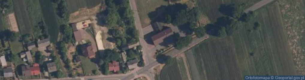 Zdjęcie satelitarne OSP Popów KSRG