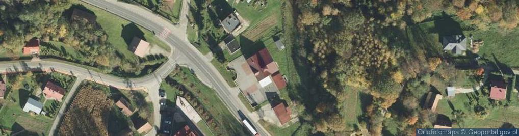 Zdjęcie satelitarne OSP Poręba Radlna