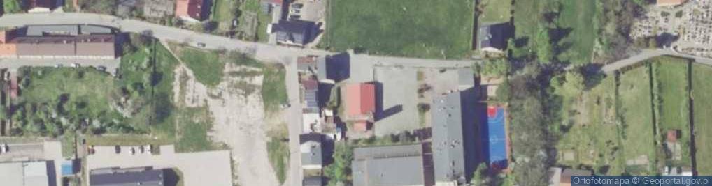 Zdjęcie satelitarne OSP Prószków