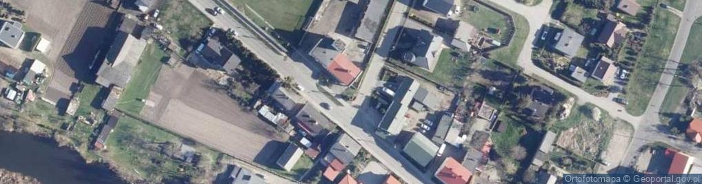 Zdjęcie satelitarne OSP Przechowo