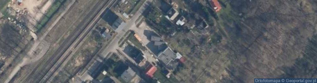 Zdjęcie satelitarne OSP Rąbino