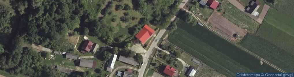 Zdjęcie satelitarne OSP Romanów