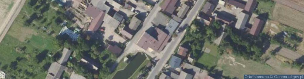 Zdjęcie satelitarne OSP Słupia pod Kępnem