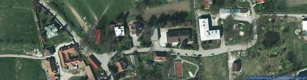 Zdjęcie satelitarne OSP Tyniec
