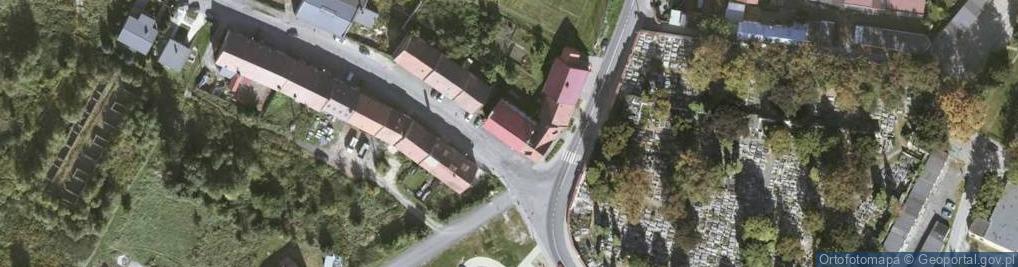 Zdjęcie satelitarne OSP w Gryfowie Śląskim