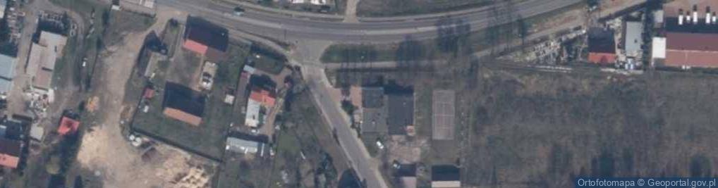 Zdjęcie satelitarne OSP w Kobylance