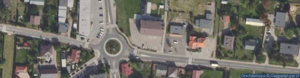 Zdjęcie satelitarne OSP w Kowalach Pańskich
