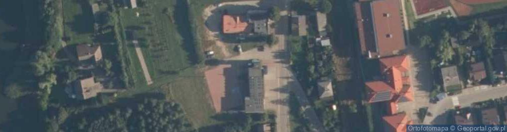 Zdjęcie satelitarne OSP w Lubichowie