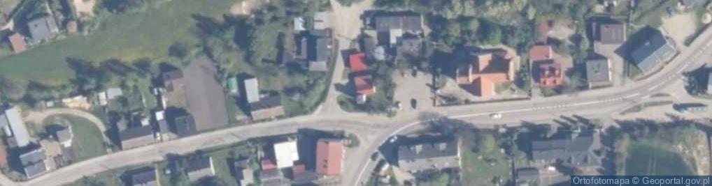 Zdjęcie satelitarne OSP w Pączewie