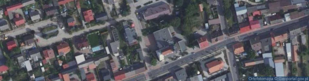 Zdjęcie satelitarne OSP w Wielichowie KSRG