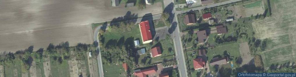 Zdjęcie satelitarne OSP w Żmudzi