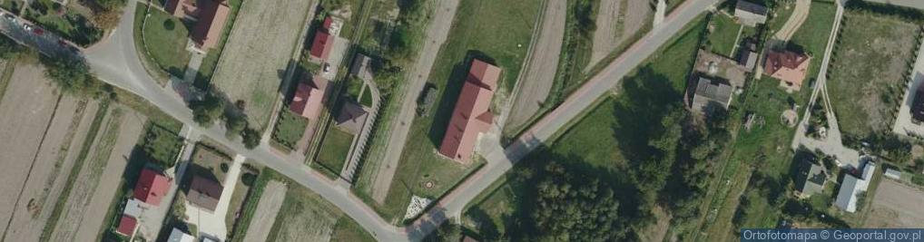 Zdjęcie satelitarne OSP Wampierzów