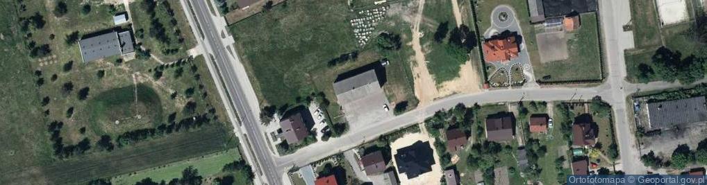 Zdjęcie satelitarne OSP Wojcieszków