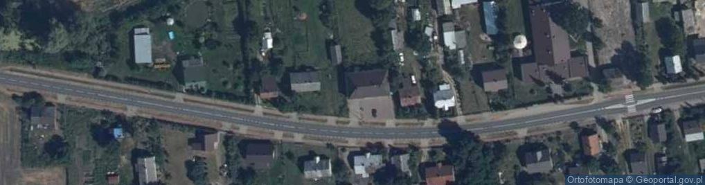 Zdjęcie satelitarne OSP Wojnów