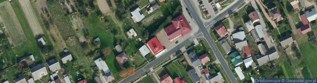 Zdjęcie satelitarne OSP Wola Baranowska