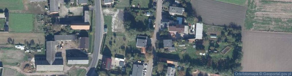 Zdjęcie satelitarne OSP Wyrzeka