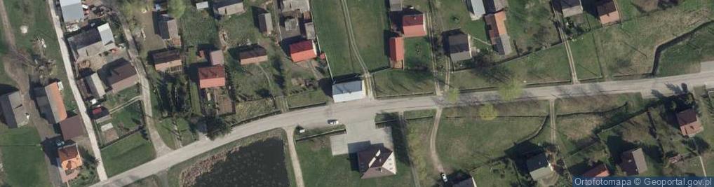 Zdjęcie satelitarne OSP Żelazówka
