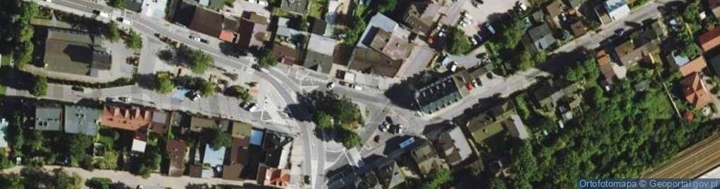 Zdjęcie satelitarne Parking płatny - Parkometry