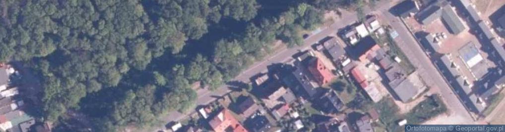 Zdjęcie satelitarne Strefa płatnego parkowania w Darłówku Wschodnim
