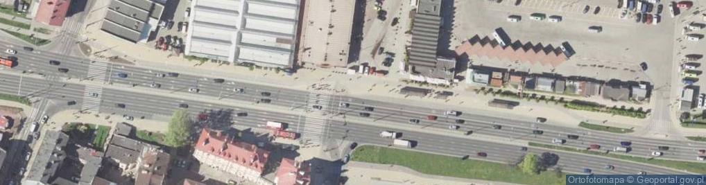 Zdjęcie satelitarne Strefa płatnego parkowania w Lublinie
