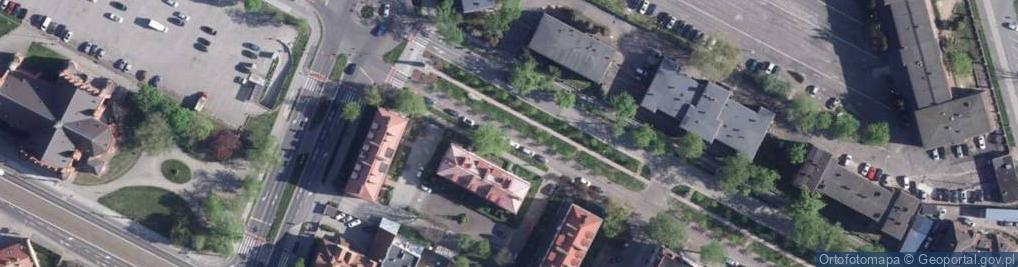 Zdjęcie satelitarne Strefa płatnego parkowania