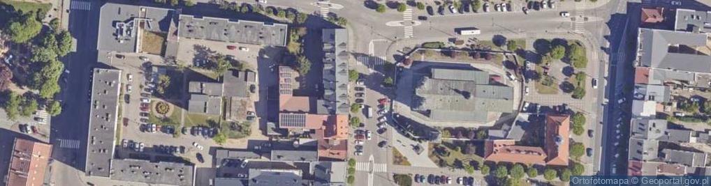 Zdjęcie satelitarne Strefa płatnego parkowania