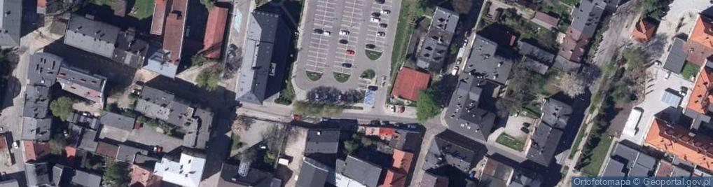 Zdjęcie satelitarne Strefa płatnego parkowania