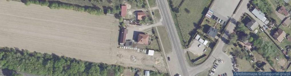 Zdjęcie satelitarne Czarkowska Krystyna. Skup złomu