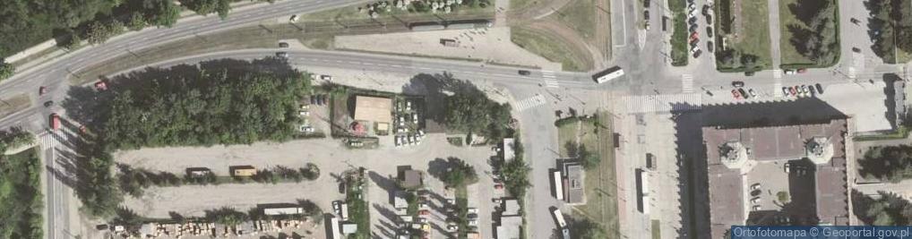 Zdjęcie satelitarne Ecco 2 Skup złomu Nowa Huta